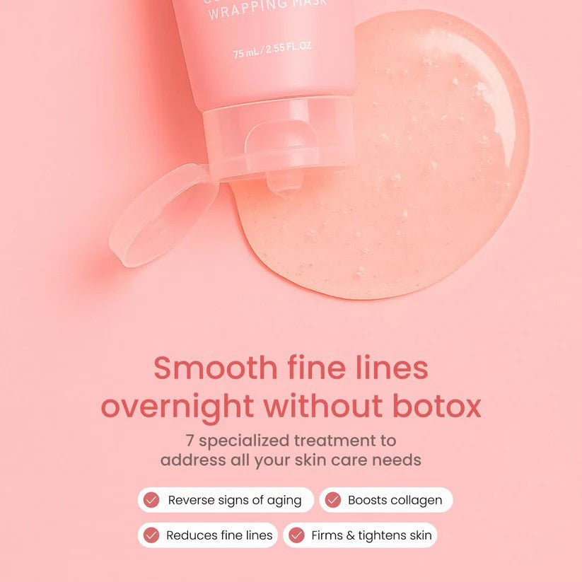 💝Achieve radiant, firm skin without the mess. Our collagen mask peels away impurities, revealing a youthful glow 75 ml—applicator included