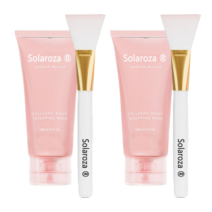 💝Achieve radiant, firm skin without the mess. Our collagen mask peels away impurities, revealing a youthful glow 75 ml—applicator included