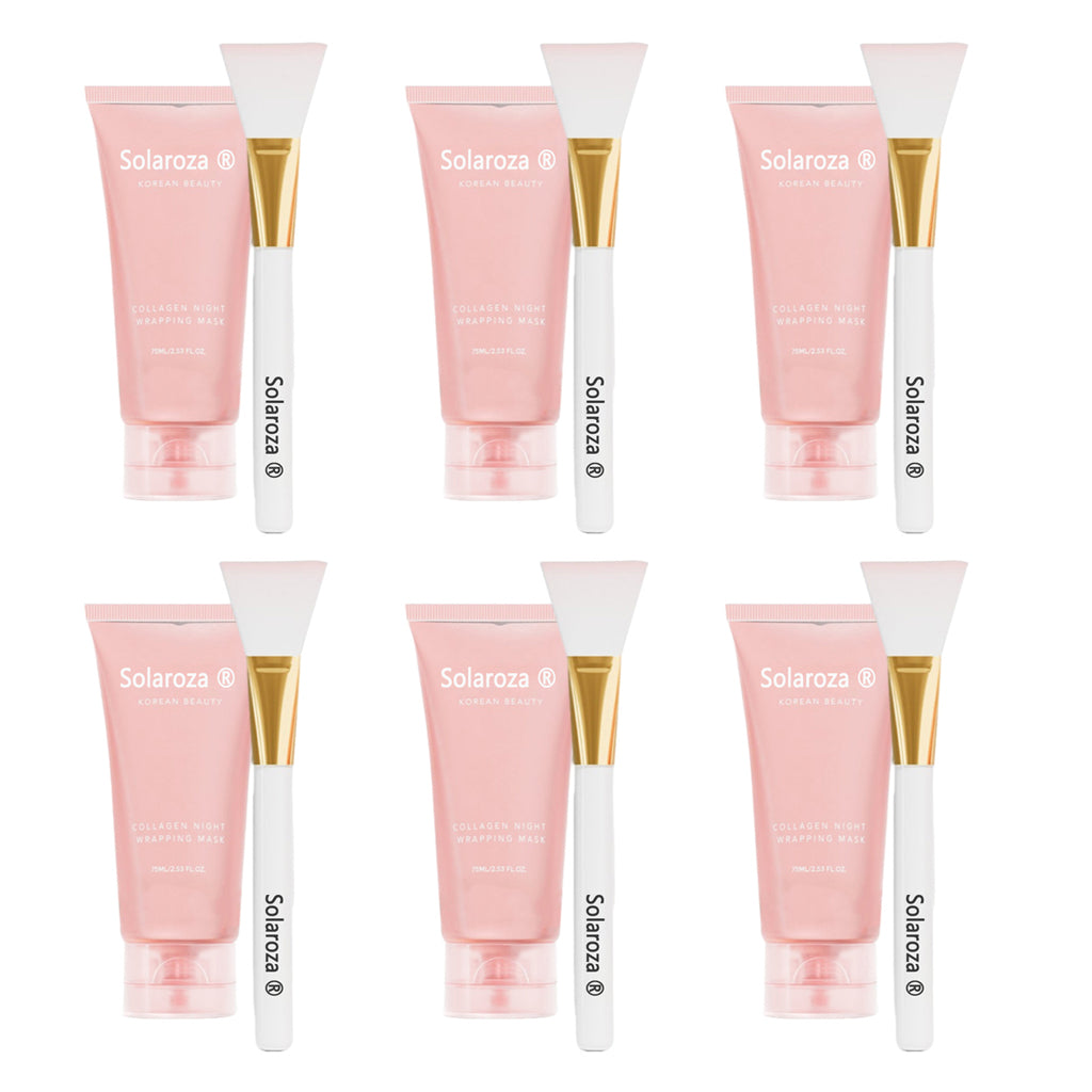 💝Achieve radiant, firm skin without the mess. Our collagen mask peels away impurities, revealing a youthful glow 75 ml—applicator included