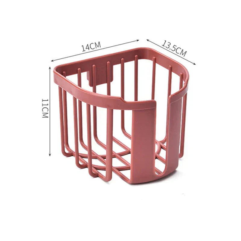 Wall-Mounted Toilet Paper Shelf – Punch-Free, Easy Install (Copy)