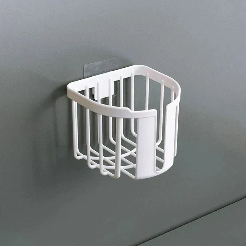 Wall-Mounted Toilet Paper Shelf – Punch-Free, Easy Install (Copy)