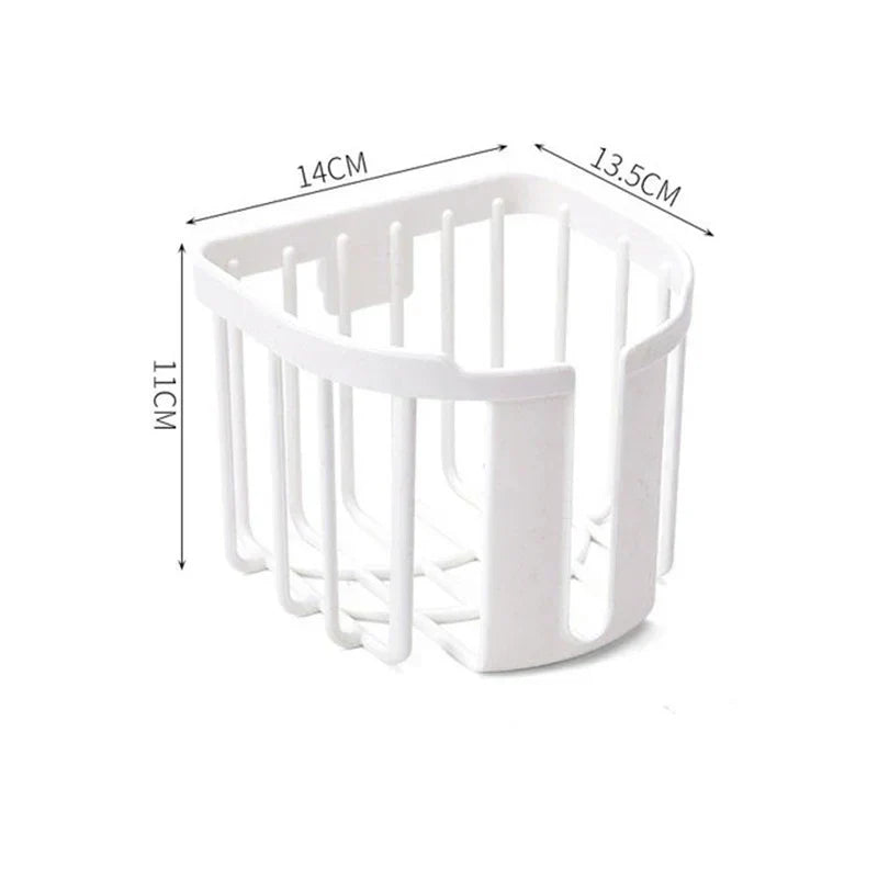 Wall-Mounted Toilet Paper Shelf – Punch-Free, Easy Install (Copy)